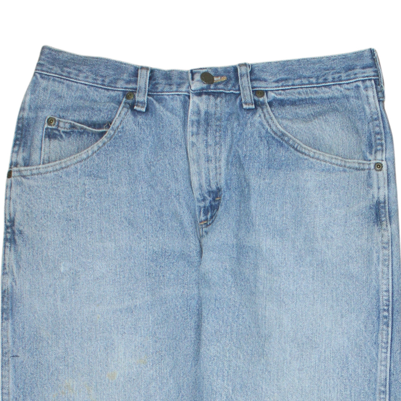 Mens UK Size M Wrangler Regular Fit Straight Blue Jeans