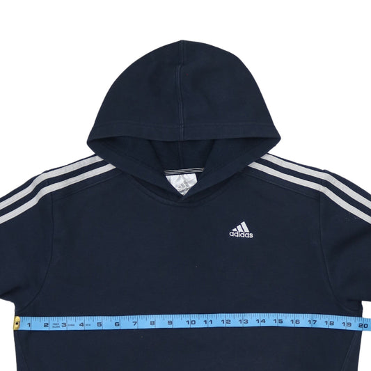 Mens UK Size L adidas Blue Pullover Hoodie