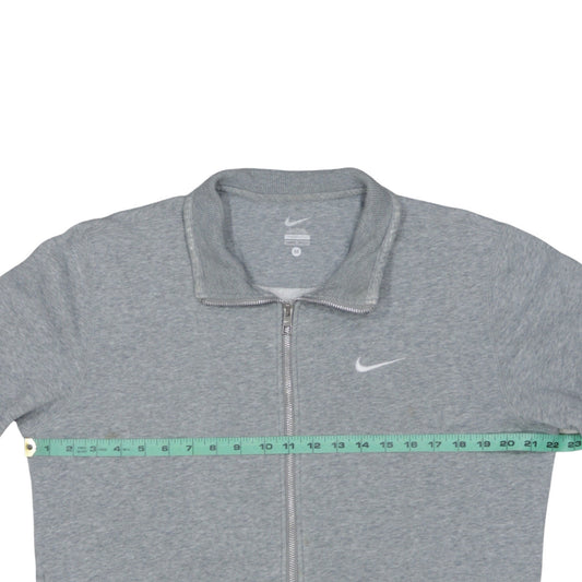 Mens UK Size M Nike Grey Full Zip Sweatshirt