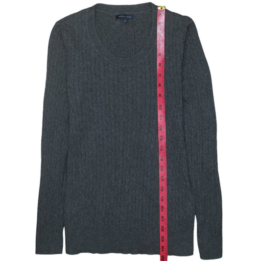 Womens UK Size S Tommy Hilfiger Grey Pullover Jumper
