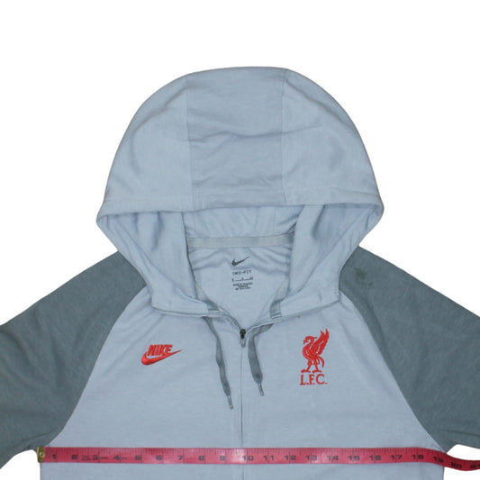 Mens UK Size S Nike Grey 1/2 Zip Hoodie