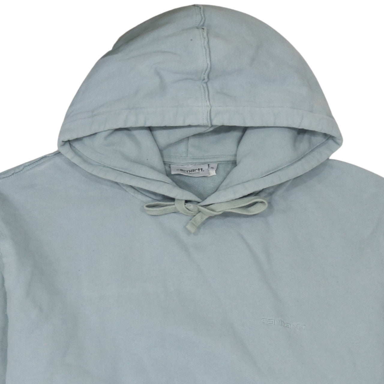 Mens UK Size L Carhartt Blue Pullover Hoodie