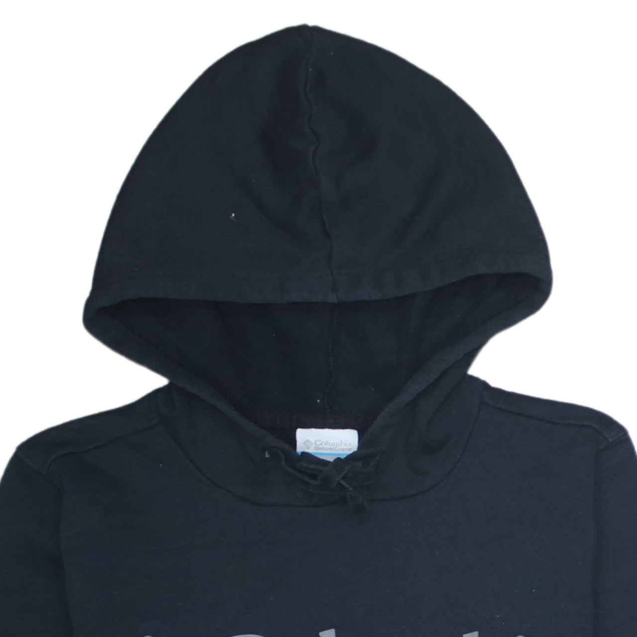 Mens UK Size XS Columbia Black Pullover Hoodie
