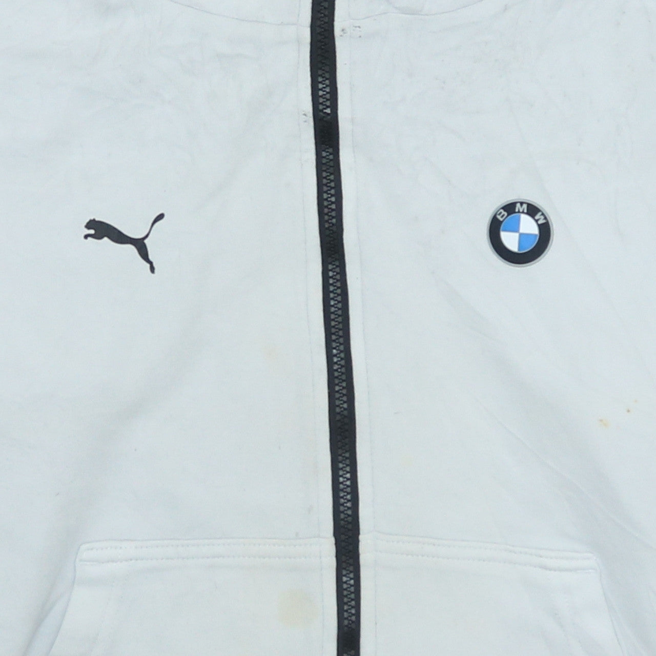Womens UK Size S PUMA White Motorsport Running & Jogging Gym & Training Jacket