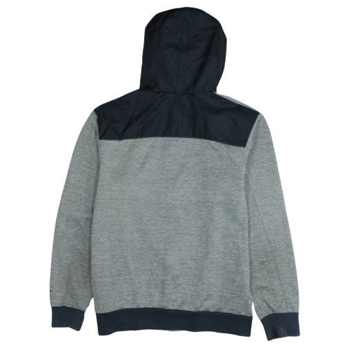 Mens UK Size L Nike Grey Full Zip Hoodie