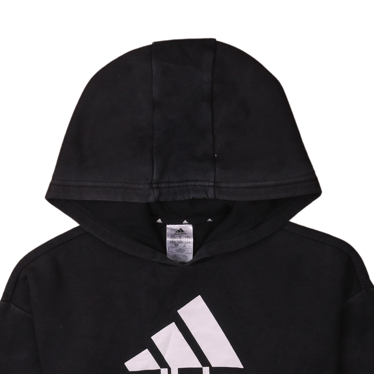 Womens UK Size S adidas Black Pullover Hoodie