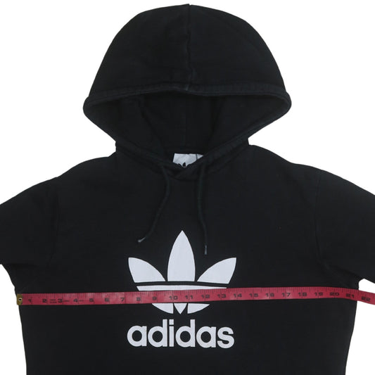 Mens UK Size M adidas Black Pullover Hoodie
