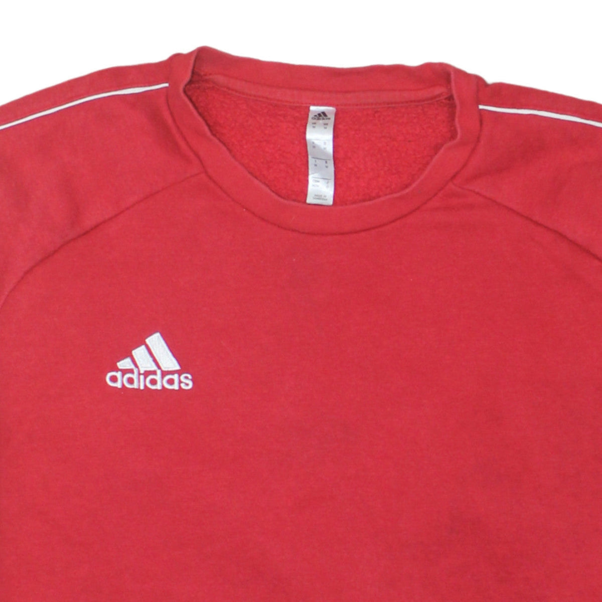 Mens UK Size M adidas Red Pullover Sweatshirt