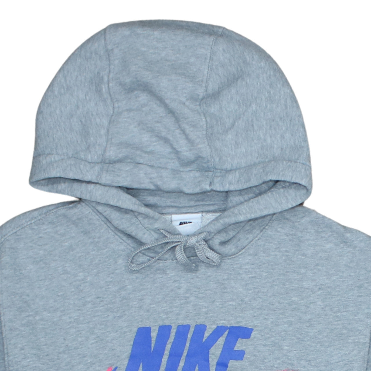 Womens UK Size S Nike Grey Pullover Hoodie