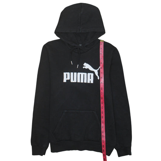 Womens UK Size 10 PUMA Black Pullover Hoodie