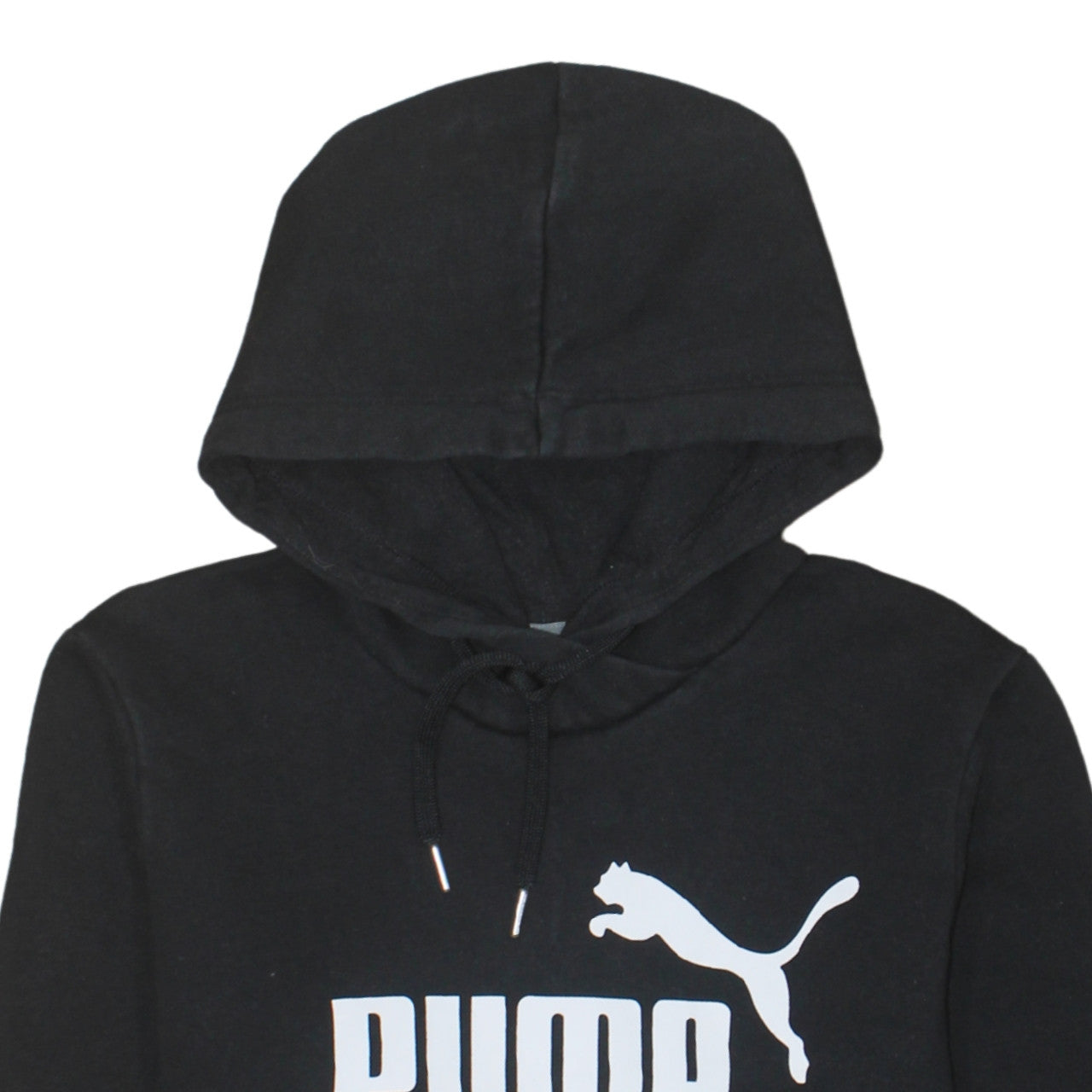 Womens UK Size 10 PUMA Black Pullover Hoodie