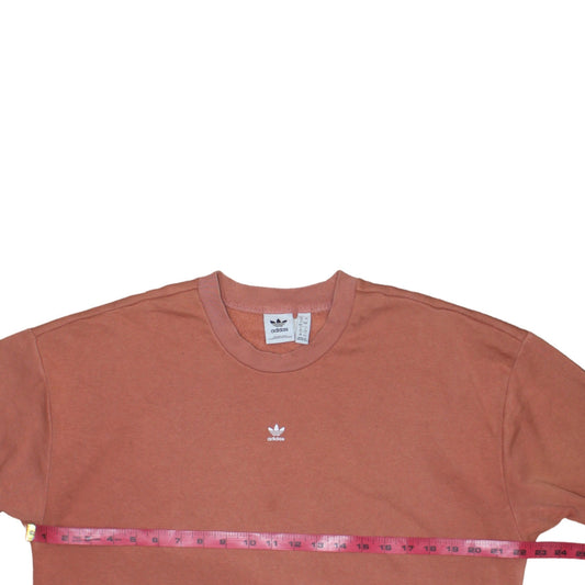 Womens UK Size 12 adidas Brown Pullover Sweatshirt