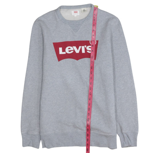 Mens UK Size S Levi's Grey Pullover Sweatshirt