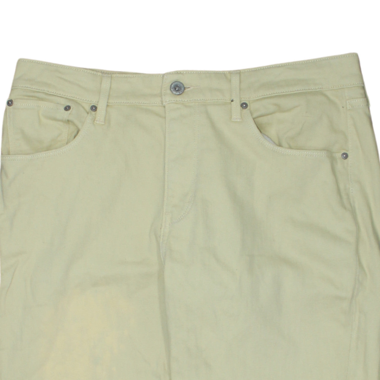 Womens UK Size 31 Levi's Regular Fit Straight Beige Jeans