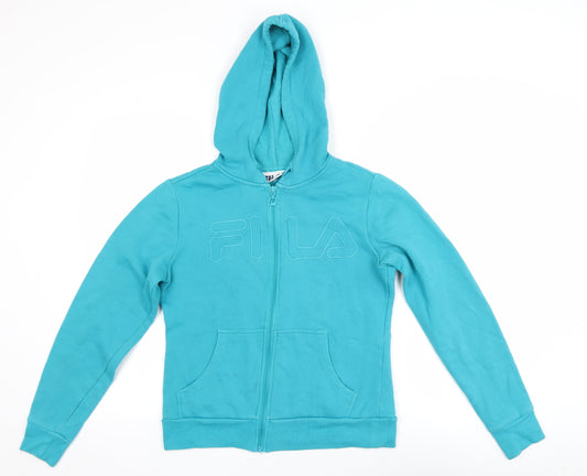 Womens UK Size S FILA Blue Basic Jacket
