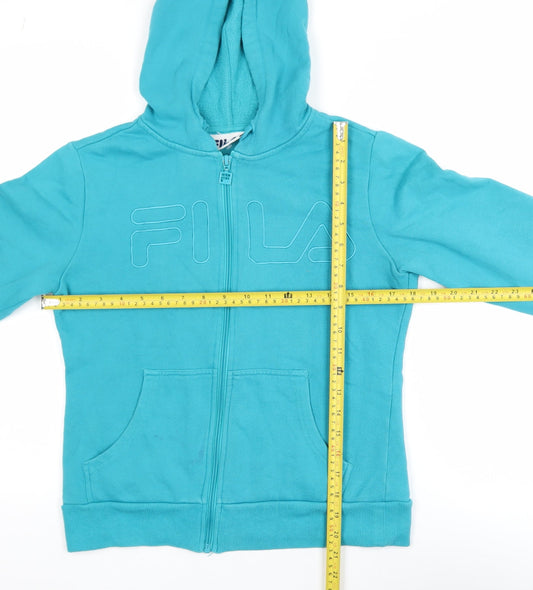 Womens UK Size S FILA Blue Basic Jacket