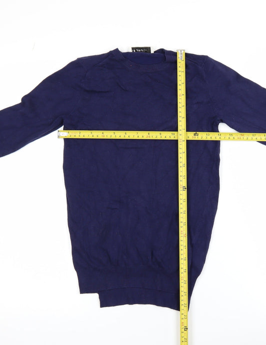 Womens UK Size 8 Zara Blue Pullover Jumper