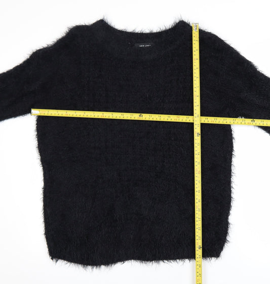 Womens UK Size 14 New Look Black Pullover Jumper