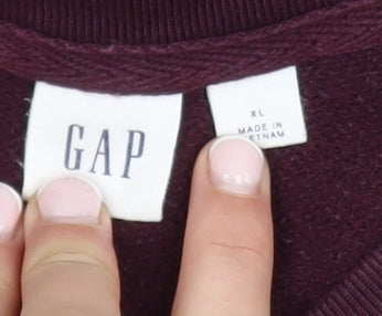 Womens UK Size XL Gap Red Pullover Sweatshirt