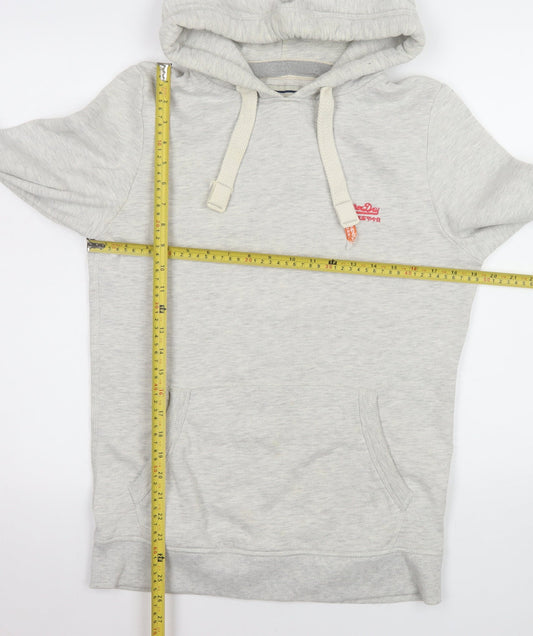 Womens UK Size XS Superdry Grey Pullover Hoodie