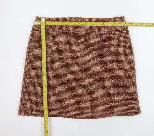 Womens UK Size 12 Jigsaw Straight & Pencil Tweed Skirt