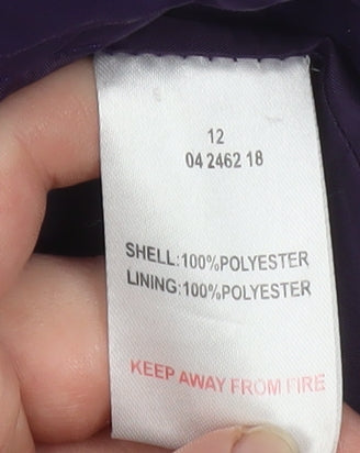 Womens UK Size 12 Peter Storm Purple Rain Coat