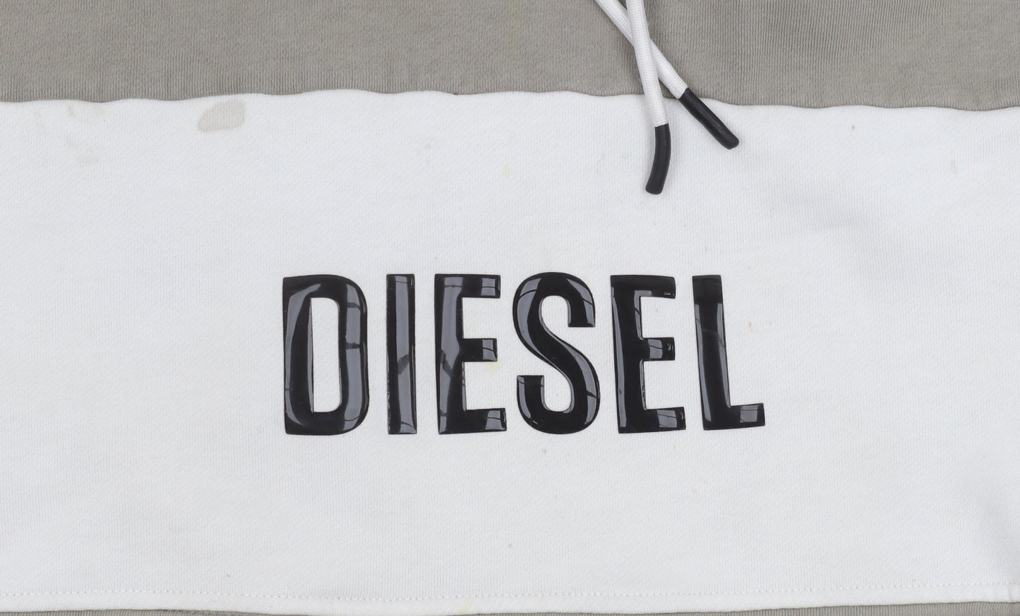 Mens UK Size L Diesel Beige Pullover Hoodie