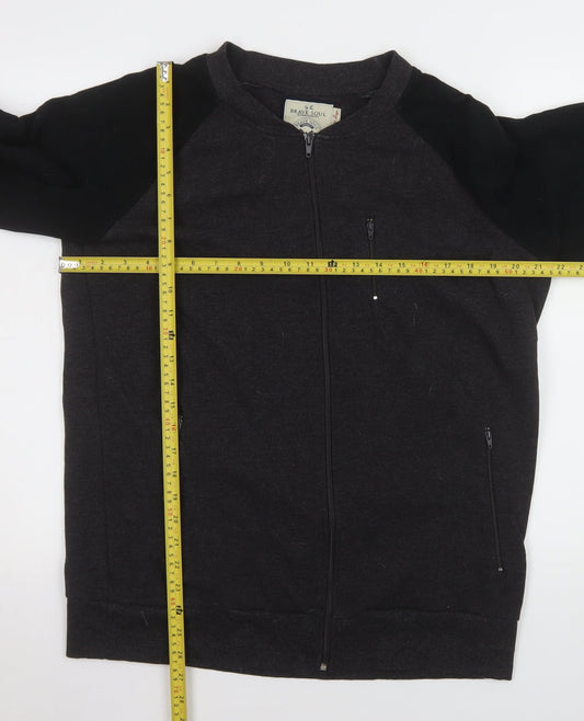 Mens UK Size XL Brave Soul Black Basic Jacket