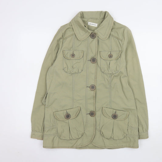 Womens UK Size 14 George Green Military Jacket