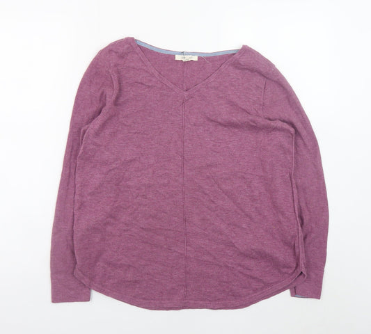 Womens UK Size 14 White Stuff Purple Pullover Jumper