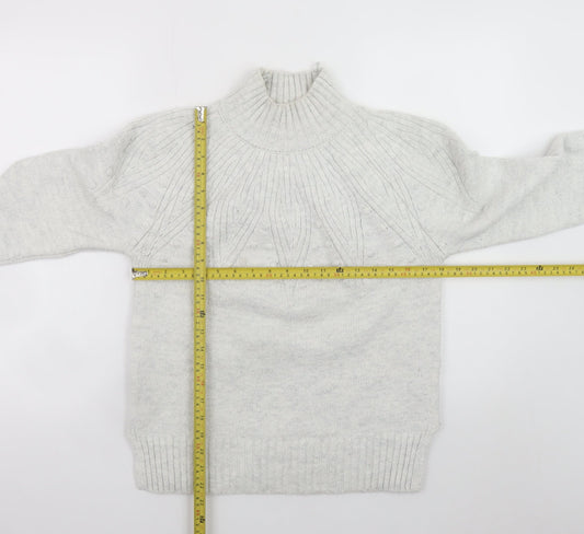 Womens UK Size S Marks and Spencer Grey Pullover Jumper