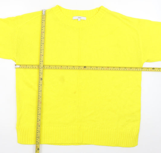 Womens UK Size 14 NEXT Yellow Pullover Jumper