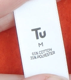 Womens UK Size M TU Orange Pullover Sweatshirt