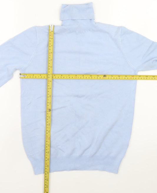 Womens UK Size 12 Zara Blue Pullover Jumper
