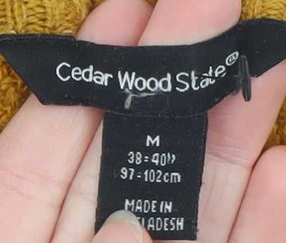 Womens UK Size M Cedar Wood State Brown Pullover Jumper