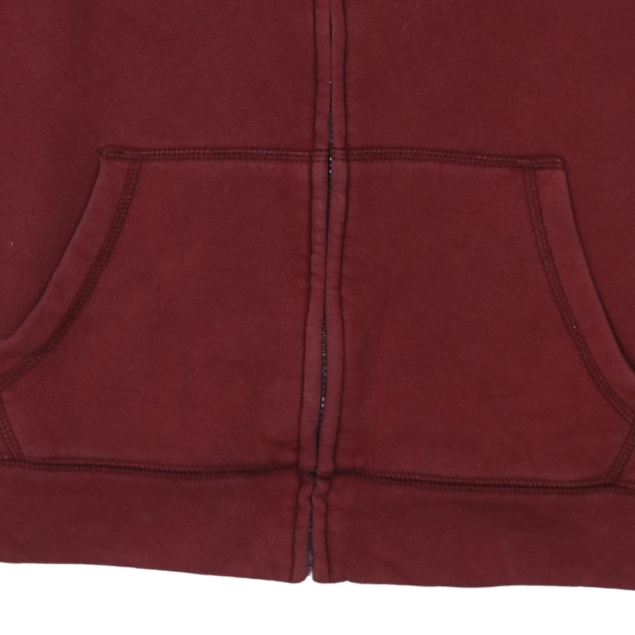 Mens UK Size L Tommy Hilfiger Red Full Zip Sweatshirt
