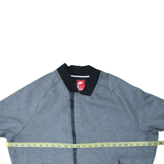Nike Men's Grey XL Track Jacket Lightweight Zip-Up Sportswear