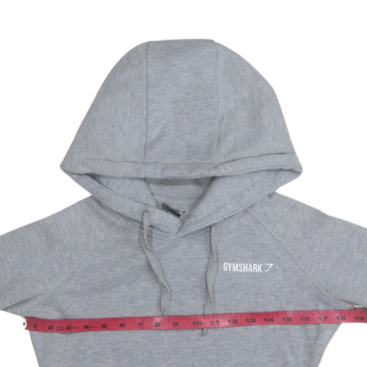 Womens UK Size XS Gymshark Grey Pullover Hoodie