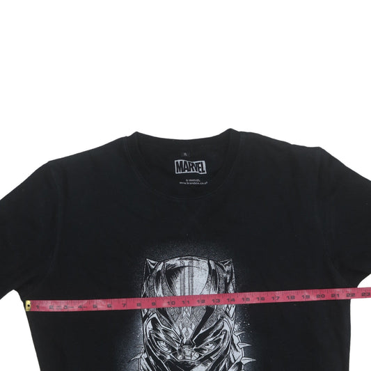 Marvel Men's Black Panther Black XL Graphic Long Sleeve T-Shirt