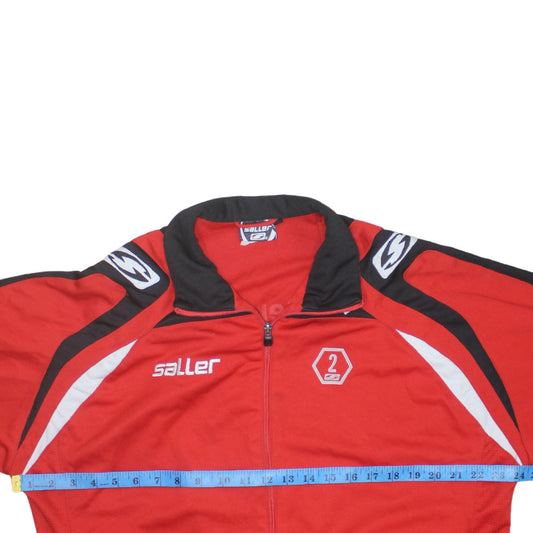 Mens UK Size L Saller Red Football Gym & Training Running & Jogging Jacket