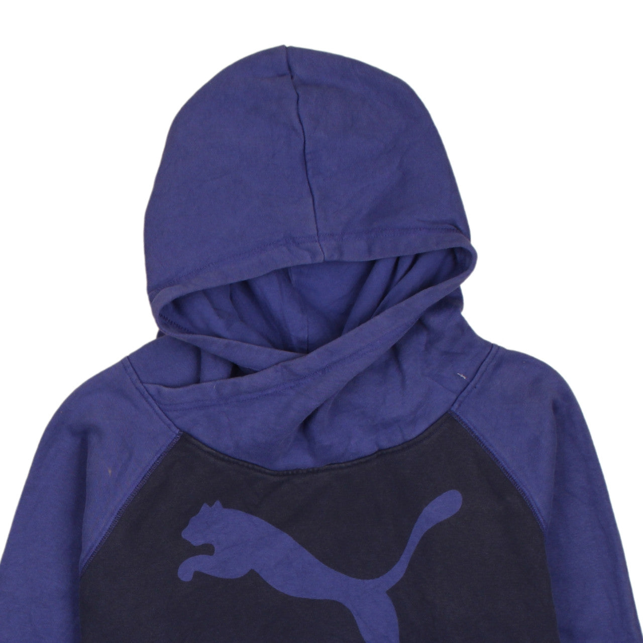 Womens UK Size 16 PUMA Blue Pullover Hoodie