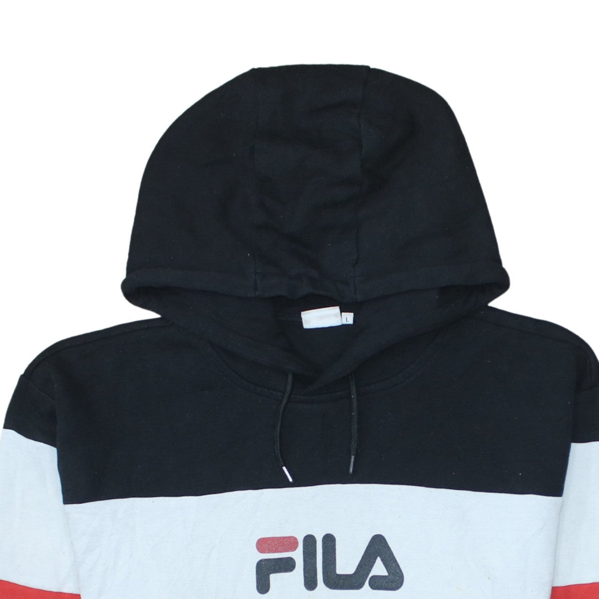 Mens UK Size L FILA Multicoloured Pullover Hoodie