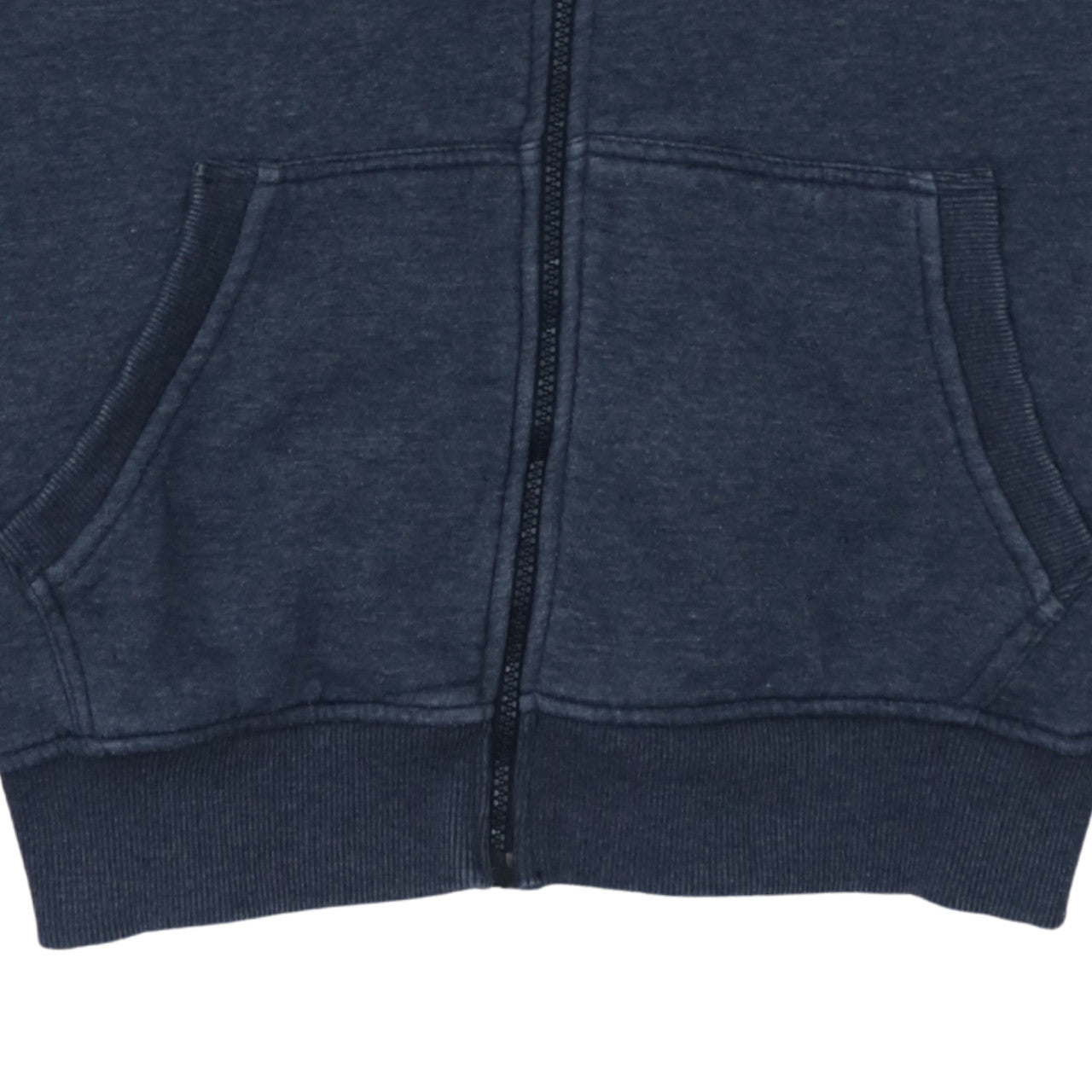 Mens UK Size L Nike Blue Full Zip Hoodie