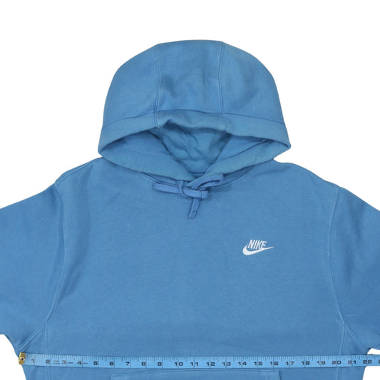 Mens UK Size S Nike Blue Pullover Hoodie