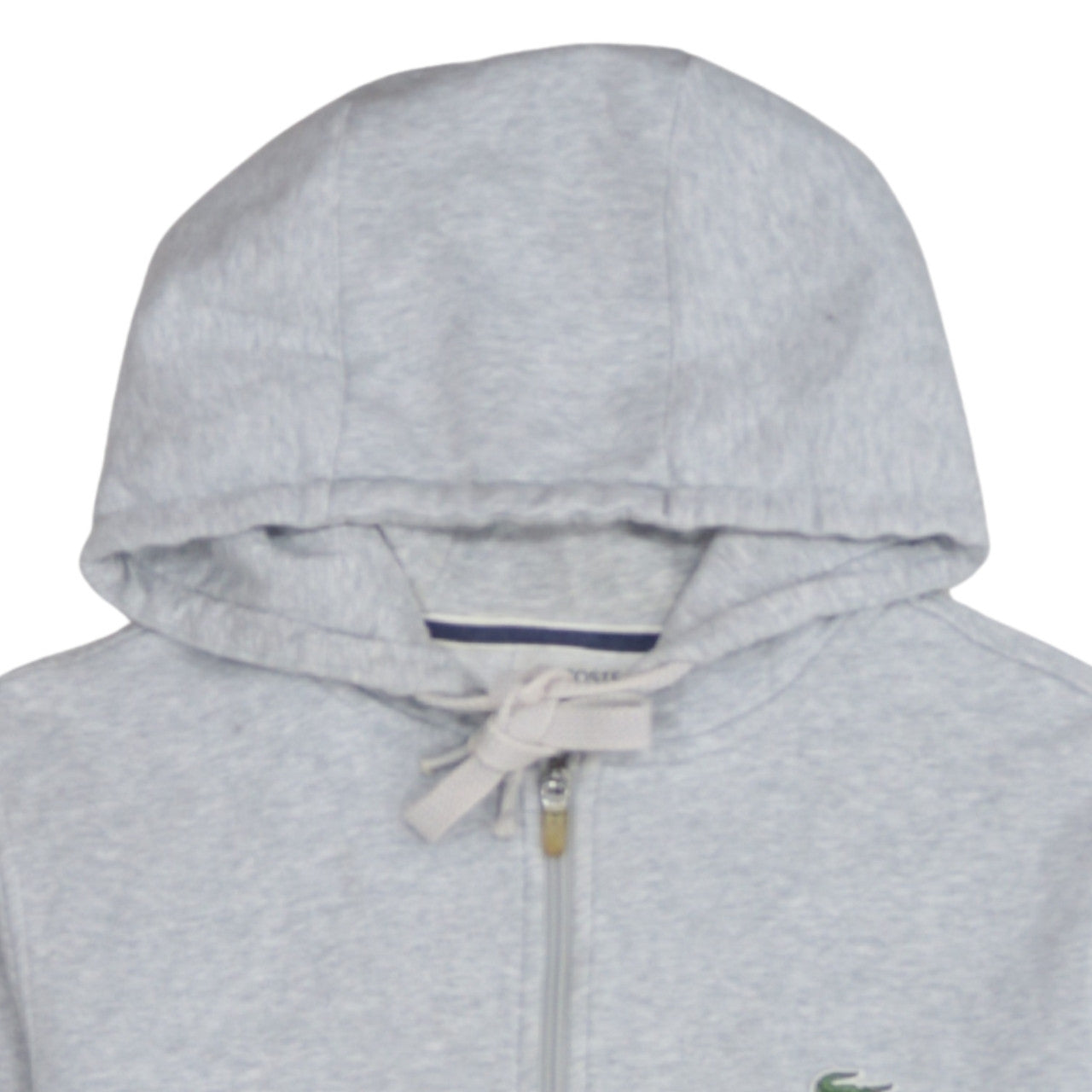 Mens UK Size M Lacoste Grey Full Zip Hoodie