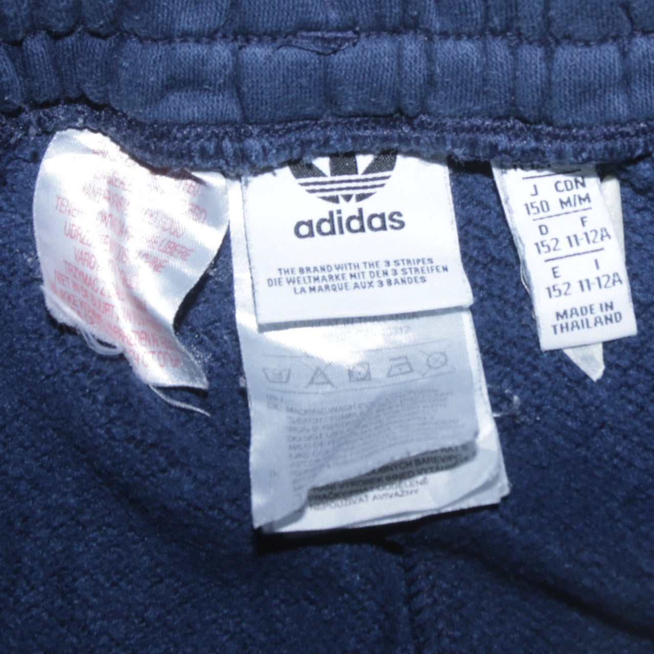 Boys UK Size 11-12 Years adidas Regular Fit Jogger Blue Trousers