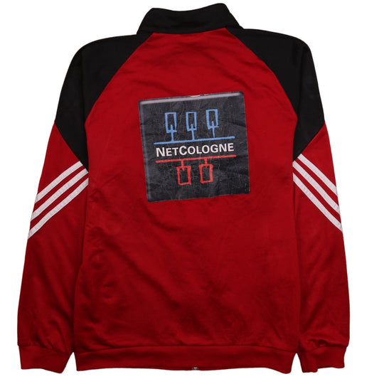 Mens UK Size M adidas Red Football Training Gym & Training Jacket