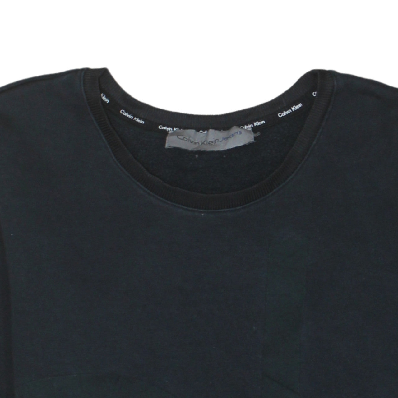 Mens UK Size S Calvin Klein Black Pullover Sweatshirt