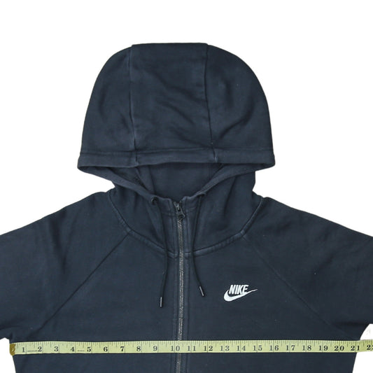 Mens UK Size S Nike Black Full Zip Hoodie
