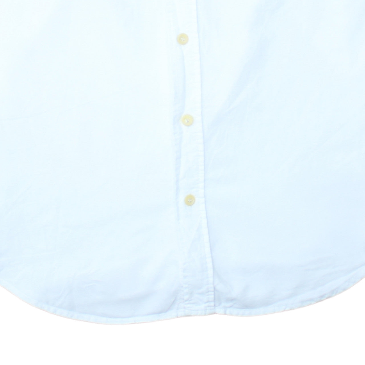 Levi's Men's White Regular Fit Long Sleeve Cotton Button-Up Shirt L